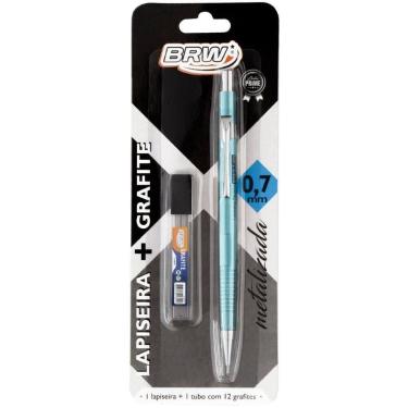 Imagem de Lapiseira 0.7MM Metalizada Azul C/GRAFITE - BRW