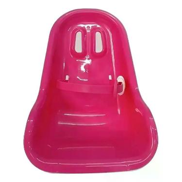 Imagem de Cadeirinha de boneca para bicicleta Aro 12 - Nathor, Rosa escuro
