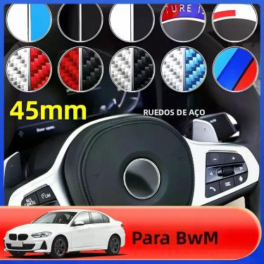 Imagem de Adesivo De Emblema De Volante De Carro BMW 45MM M Performance Para Sér