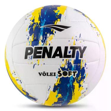 Imagem de Bola de Vôlei Penalty SOFT XXIII, Branco, Azul, Único