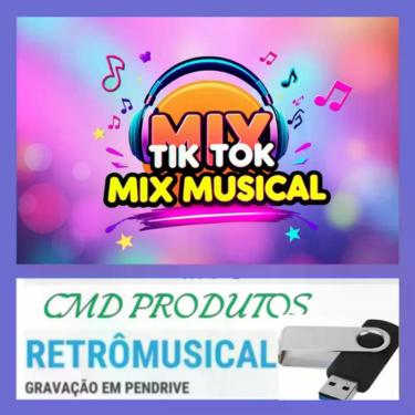 Imagem de Pen drive 8gb com Músicas = Mix Musical TIK TOK - As Mais Tocadas (mp3