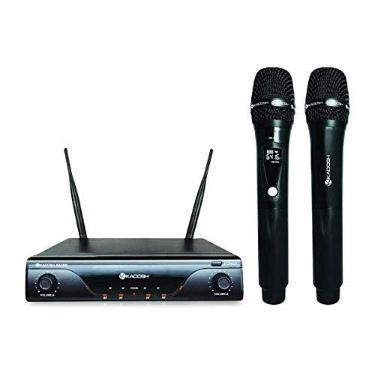 Imagem de Microfone Sem Fio Kadosh K-412M UHF Duplo Bastão