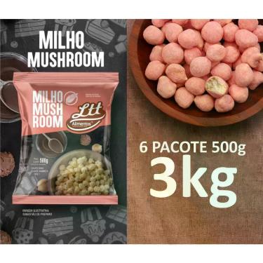 Imagem de Milho Mushroom Para Pipoca Gourmet 3 kilo - lttalimentos