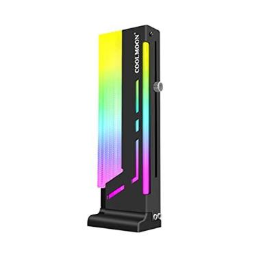 Imagem de PIPL Suporte para GPU Coolmoon CM-GH2 Vertical Colorido 5V A-RGB para Placa de Vídeo de Computador