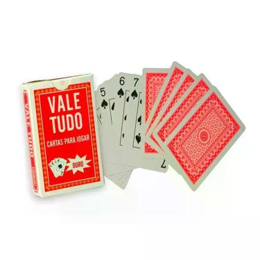 Imagem de Baralho Vale Tudo Ouro Cor Vermelho