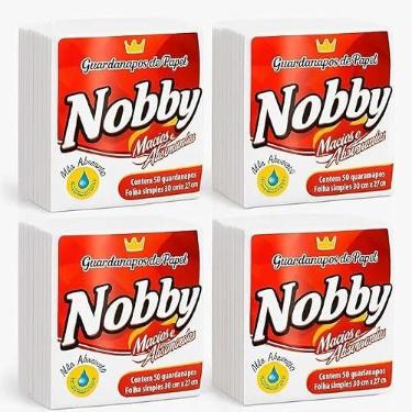 Imagem de Guardanapo de Papel Nobby Pequeno 200 Folhas Macio Higiênico e Absorvente