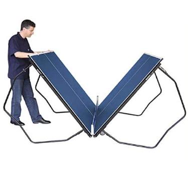 Imagem de Mesa de Tênis de Mesa Ping-Pong c/Kit Suporte e Rede Tamanho Oficial com Tampo em MDF 15mm com Pés Metálicos KLOPF Cód.1009