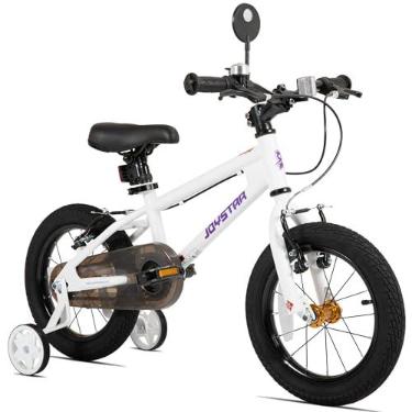 Imagem de JOYSTAR Lomand 14 Inch Kids Bike 14 Inch BMX Girls Bicycle with Training Wheels for Toddlers Bicycles Age 3-5 Years White