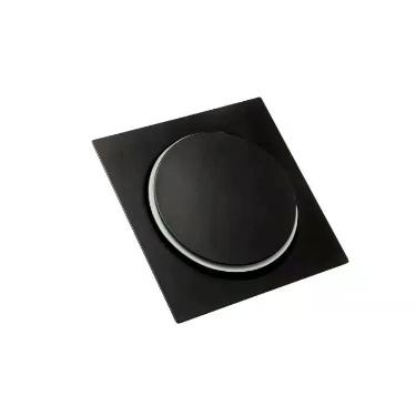 Imagem de 214541 Ralo Automatico Rainha 15x15 Preto Fosco Square