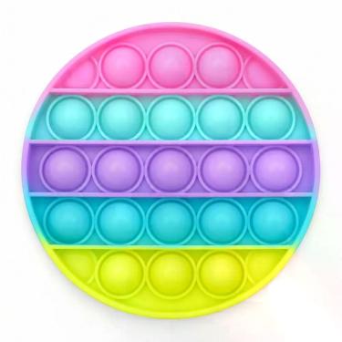 Imagem de Pop It de Silicone Colorido Formatos Variados 1 Unidade Redondo