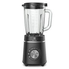 Liquidificador Electrolux inox preto jarra de vidro resistente capacidade 2L 3 receitas pre-programadas função pulsar 1200W BLP70 127v
