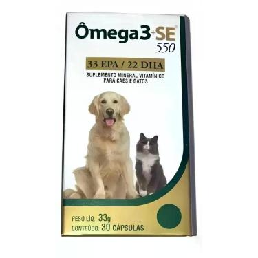 Imagem de Suplemento Vitamínico Vetnil Omega 3 + Se 550 Cães E Gatos - Congratul
