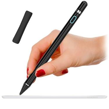 Imagem de Lápis caneta Stylus azul, 1ª geração, substituição para iPad Pro, iPad, iPad Mini, iPad Air, iOS, Android, tela sensível ao toque capacitiva + suporte gratuito