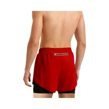 Imagem de Shorts De Treino Masculinos 2 Em 1 De Secagem Rápida Para Corrida E Fi