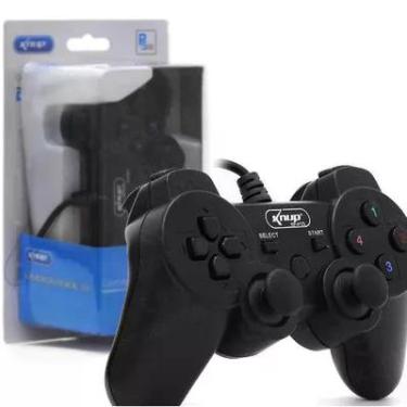 Imagem de Controle Joystick Para Ps3 Dualshock Analógico Com Fio Knup Kp-4123a+
