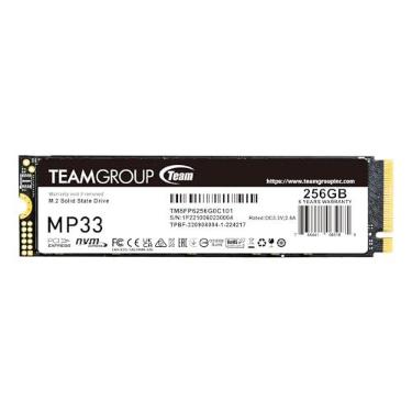 Imagem de SSD 256GB M2 NVME MP33 Teamgroup (TM8FP6256G0C101)