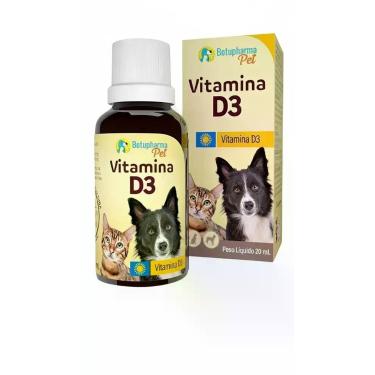 Imagem de Vitamina D3 Para Cães E Gatos 20ml - Congratulations Store