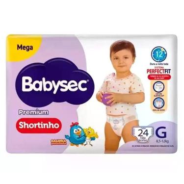Imagem de Fralda Babysec Shortinho Pants Galinha Pintadinha G com 24 unidades