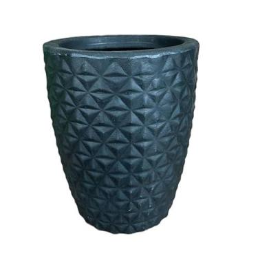 Imagem de Palmeira Artificial Grande Com Vaso Polietileno Completo Todas Cores(SOMENTE VASO PRETO)