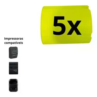 Imagem de Etiqueta Gôndola 50x30 Para Mini Impressora Pt260 - 5 Rolos - PERSONAL
