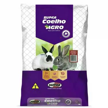 Imagem de Supra Coelho Agro 5kg Ração para Coelhos Adultos e Filhotes Cresciment