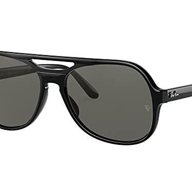 Imagem de Ray-Ban Óculos de sol Aviador Powderhorn Rb4357, Preto/cinza escuro, 58 mm