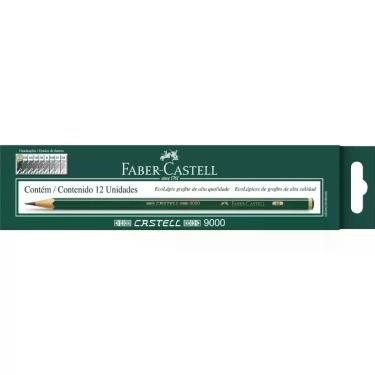 Imagem de 9000 6B Preto ESC/EXTRA Macio - FABER-CASTELL