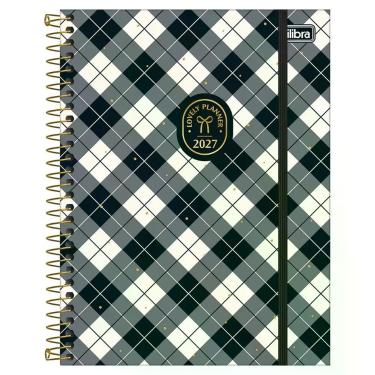 Imagem de Planner semanal 2027 espiral 80 folhas West Village M7 Tilibra Cor:Xad
