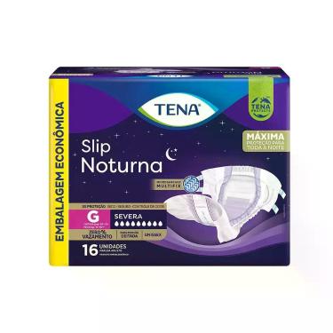 Imagem de Fralda Adulto Tena Slip Noturna G com 16 unidades