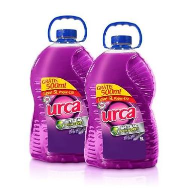 Imagem de Urca Kit com 2 Desinfetante Pinho 5 Litros Lavanda Antibac Limpeza