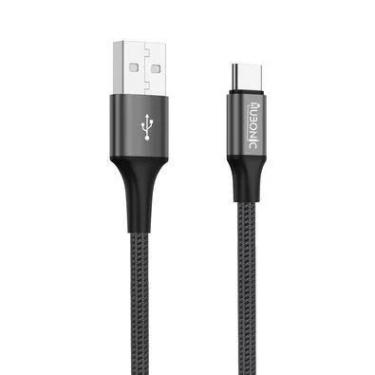 Imagem de Cabo USB Tipo-C Turbo Hubonic, 2 Metros, Para Carregamento e Transferência de Dados, Nylon, Compatível Android E iPhone Premium