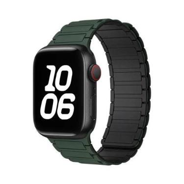 Imagem de Pulseira Magnética De Silicone De 49mm 46mm 42mm 40mm 41mm 44mm 45mm P