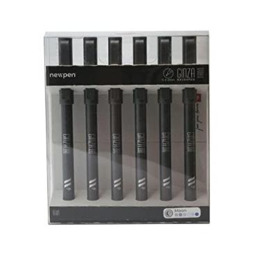 Imagem de Ginza Pro - Brush Pen, Moon, 6 Unidades, Newpen