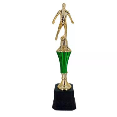 Imagem de Troféu de Futebol Vitória Vencedor 502232 para Premiações Esportivas em Polímero Metalizado Verde