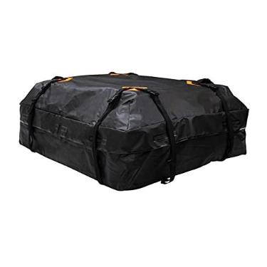 Imagem de Saco de carga impermeável 600D Cargo bagageiro de teto de carro Saco universal de armazenamento de saco de bagagem para acampamento de viagem Saco de carga impermeável 600D