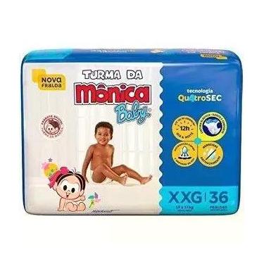 Imagem de TURMA DA MÔNCA - Fralda Mega - Escolha o tamanho - Turma Da Mônica, TA