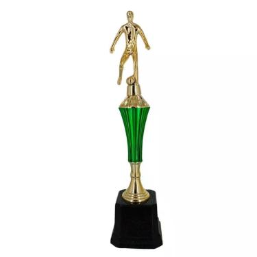 Imagem de Troféu 502231 Futebol com Design Elegante e Sofisticado Verde Vitória 36CM