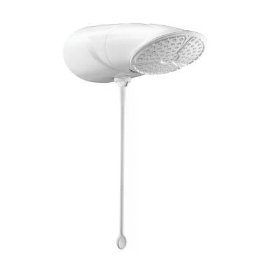 Imagem de Ducha Top Jet Multi Eletrônica 7500W Instalação de Parede com Comando Multitemperaturas Branco Lorenzetti 220V