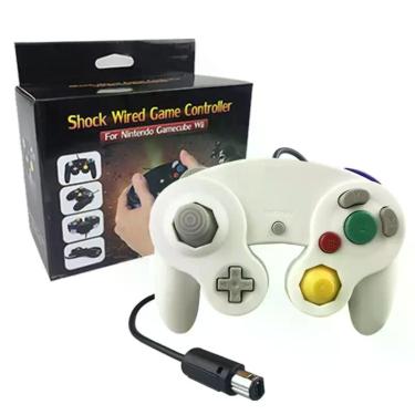 Imagem de Controle Para Game Cube Nintendo Wii/U Switch Computador Branco - Tech