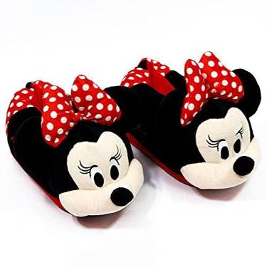 Imagem de Pantufa Minnie Disney Tamanho:M;Cor:Preto