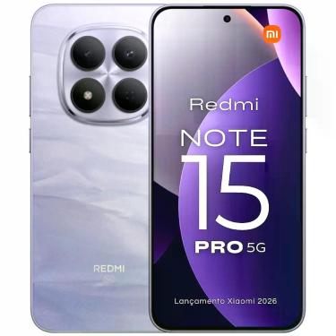 Imagem de Smartphone Redmi Note 15 Pro 512GB 5G Tela Ampla Bateria Longa Duração