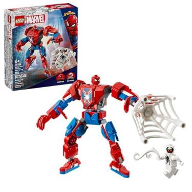 Imagem de LEGO Super Heroes Marvel Robô do Homem-Aranha 76308 (107 Peças)