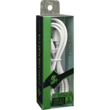 Imagem de Cabo Usb Tipo C, 3.1, 1.20m - Branco