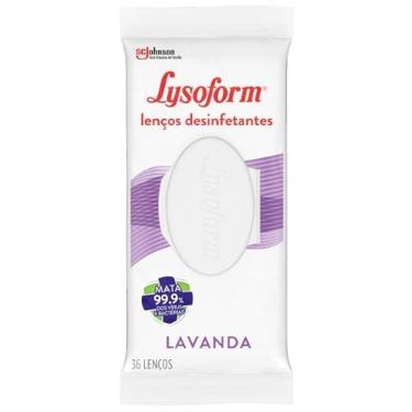 Imagem de Lysoform Lavanda, Lenço Umedecido Desinfetante, 36 unidades