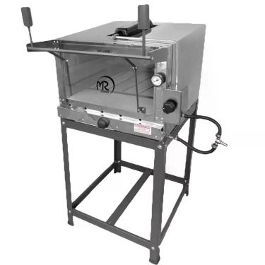 Imagem de Forno De Pizza A Gás Mr Fogões 45X60 Cm Com Capa Inox E Infravermelho