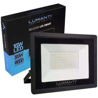 Imagem de Refletor Led Smart Eco 100w 6500k Branco 6500k