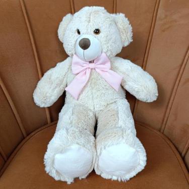 Imagem de Urso de pelúcia Doce de Leite 50cm - Chá revelação fofo - Mini Fofos, 