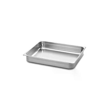 Imagem de Cuba Gastronômica Tramontina 2/1 Em Aço Inox Sem Alças Profundidade 100 Mm - Aço 304 Tramontina