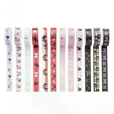 Imagem de Washi Tape Molin do Brasil Minnie Mouse Estampa 7 Decorativa para Papelaria, Artesanato e Scrapbooking 1 Unidade