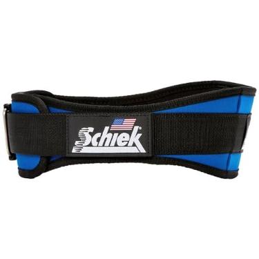 Imagem de Cinto de levantamento de peso Schiek Sports modelo 2004 nylon 4 3/4", Royal, Large